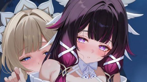 高清3D 原神哥伦比娅&桑多涅之青涩百合花开 从没见到过这么羞涩的表情 沉沦梦幻一般的禁忌性爱