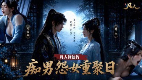 高清3D 凡人修仙传双煞重聚竟变痴男怨女 积压欲望今夜一触即发 缠绵火辣流不完的淫水使不完的精力